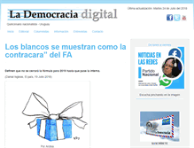 Tablet Screenshot of lademocracia.info